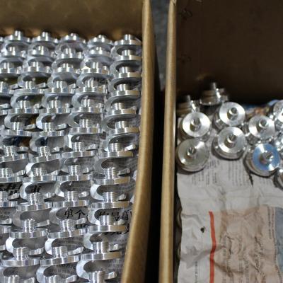 Anodizing Silver CNC Precision Machined Components , Aluminium Turned Parts ODM