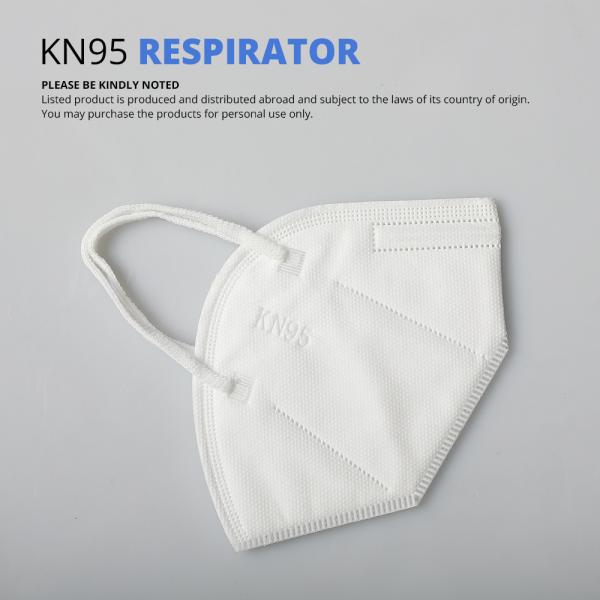 GB2626 Disposable Non Woven Face Mask  / Anti - Smog 5 Layer KN95 Mouth Mask
