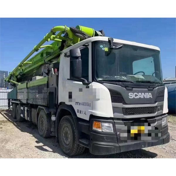 Национальный VI 2020 Zoomlion Shandeka Scania 49м 56м Использованный бетонный смеситель насос грузовик дизельное топливо