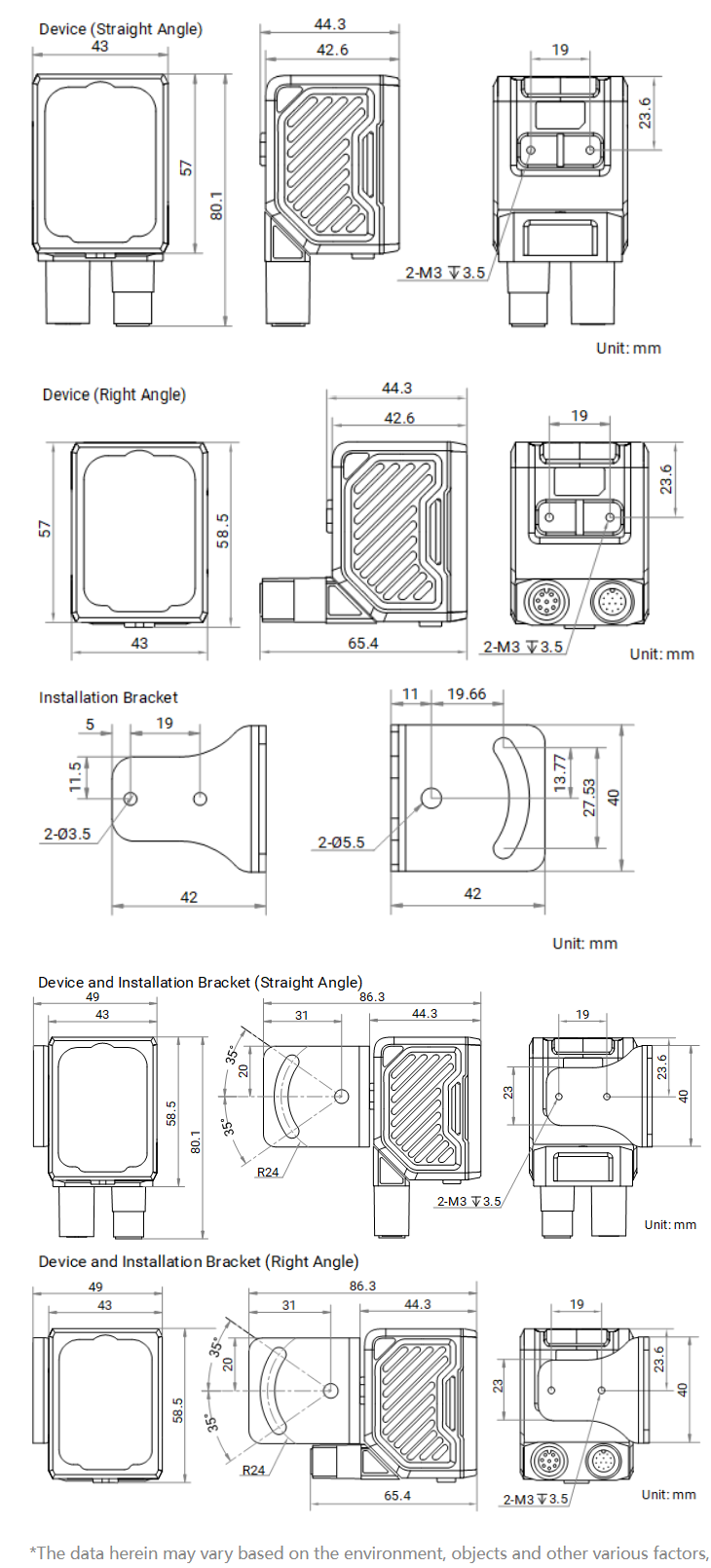 HIKROBOT ID3000 Series 5MP Smart Code Reader with 12mm Focal Length and RED Light for Industrial Applications