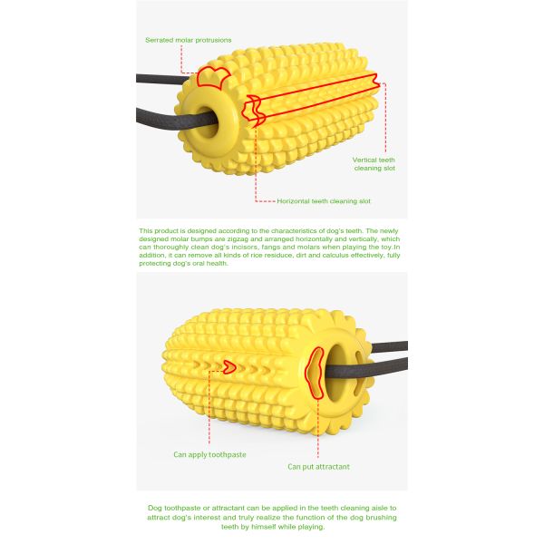 Manufacturers Wholesale Pet Dog Chew Toys Molar Bite Toy Dog Toothbrush Stick Tooth Cleaning Toy