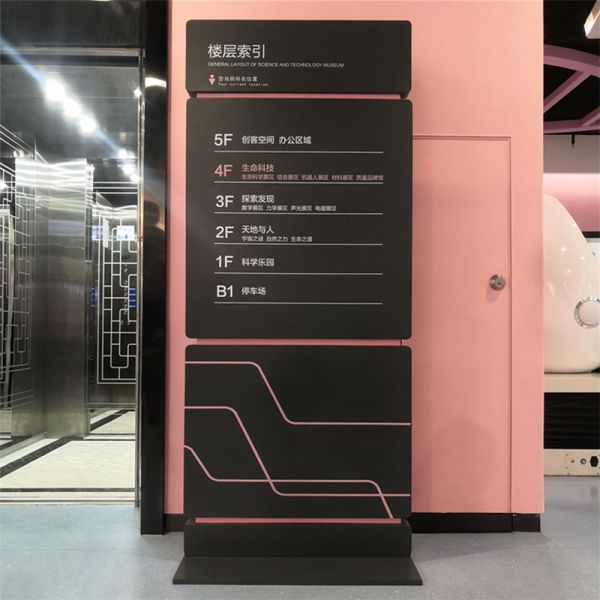 OEM ODM Outdoor Pylon Signage Double Side Lighting Eye Catching Sign