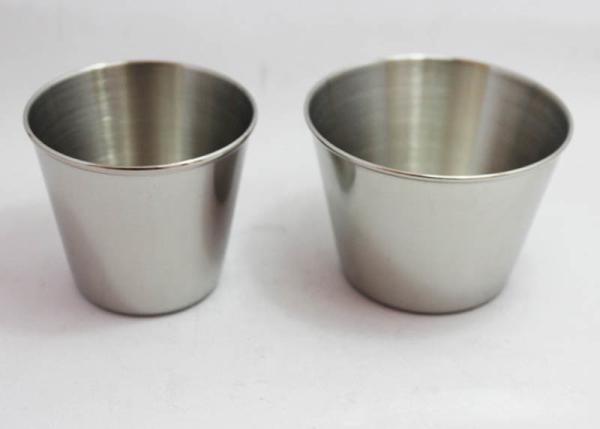 Stainless Steel Carry On Portable Wine Cup , Low Medium 45 Ml Wine Cup