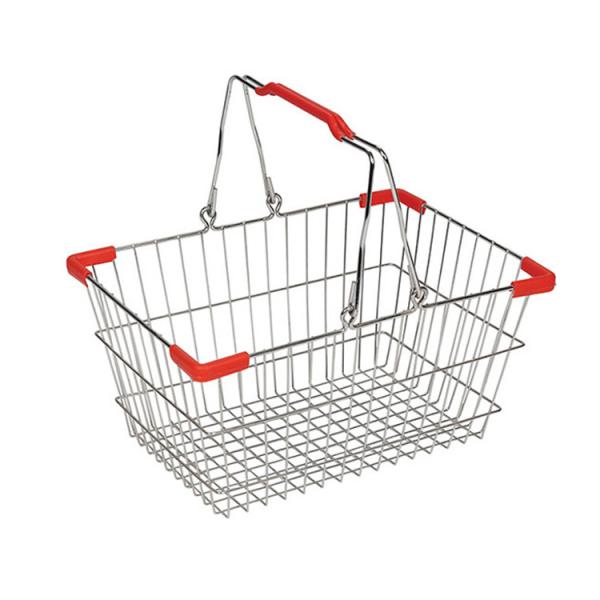 Stainless Steel Handheld Shopping Basket 60L-240L Customizable