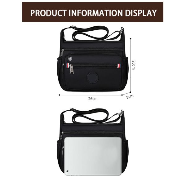 Sympathie Casual Sacs de messagerie pour hommes Sacs à épaule