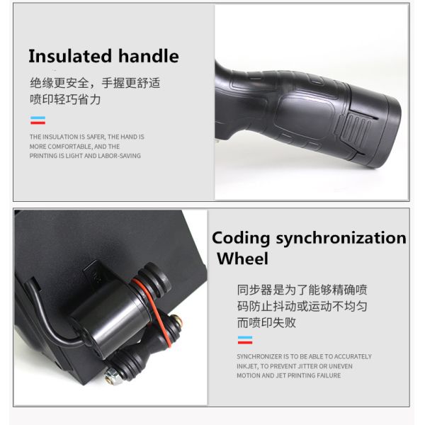 High Definition Expiry Date Labeling Handheld Inkjet Printer with CE Certification