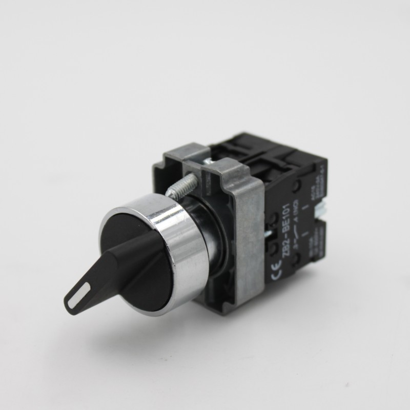 110v/220v 3 Position Selector Push Button Switch XB2-BD33 10A Max. Current 22mm with 3 Position Selector Switch