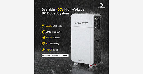 ENP51314-HV DC Boost High-Voltage Energy Storage System | 400V LiFePO4 Battery |