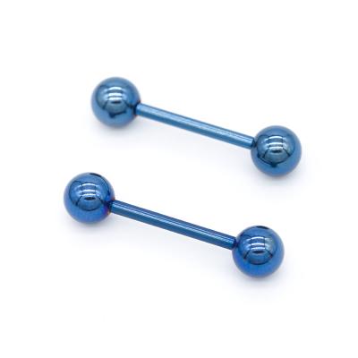 Joia Hypoallergenic azul 14G 1.6mm dos anéis do bocal da eletroforese