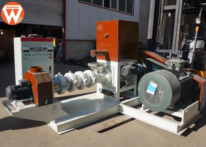Kg/H 2550*2050*1650 MM креветки 700-800 тилапии сома машины питания 75 Kw плавая