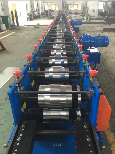 13 Teethes 12 - 15m/min High Speed Shutter Door Roll Forming Machine with PLC Control