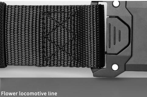 Ceinture tactique pour hommes en nylon tissé en extérieur Ceinture de travail avec boucle en alliage