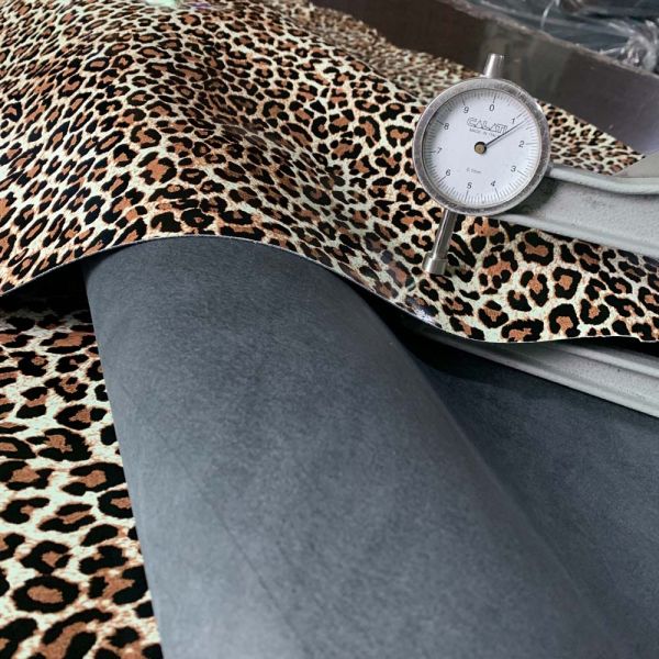 OEM/ODM Faux Grain Leather Bovine Split Finished  Mixed colour