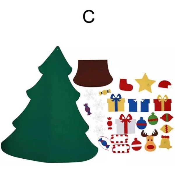 3D DIY 26pcs Detachable Ornaments Christmas Decorations 94*78cm