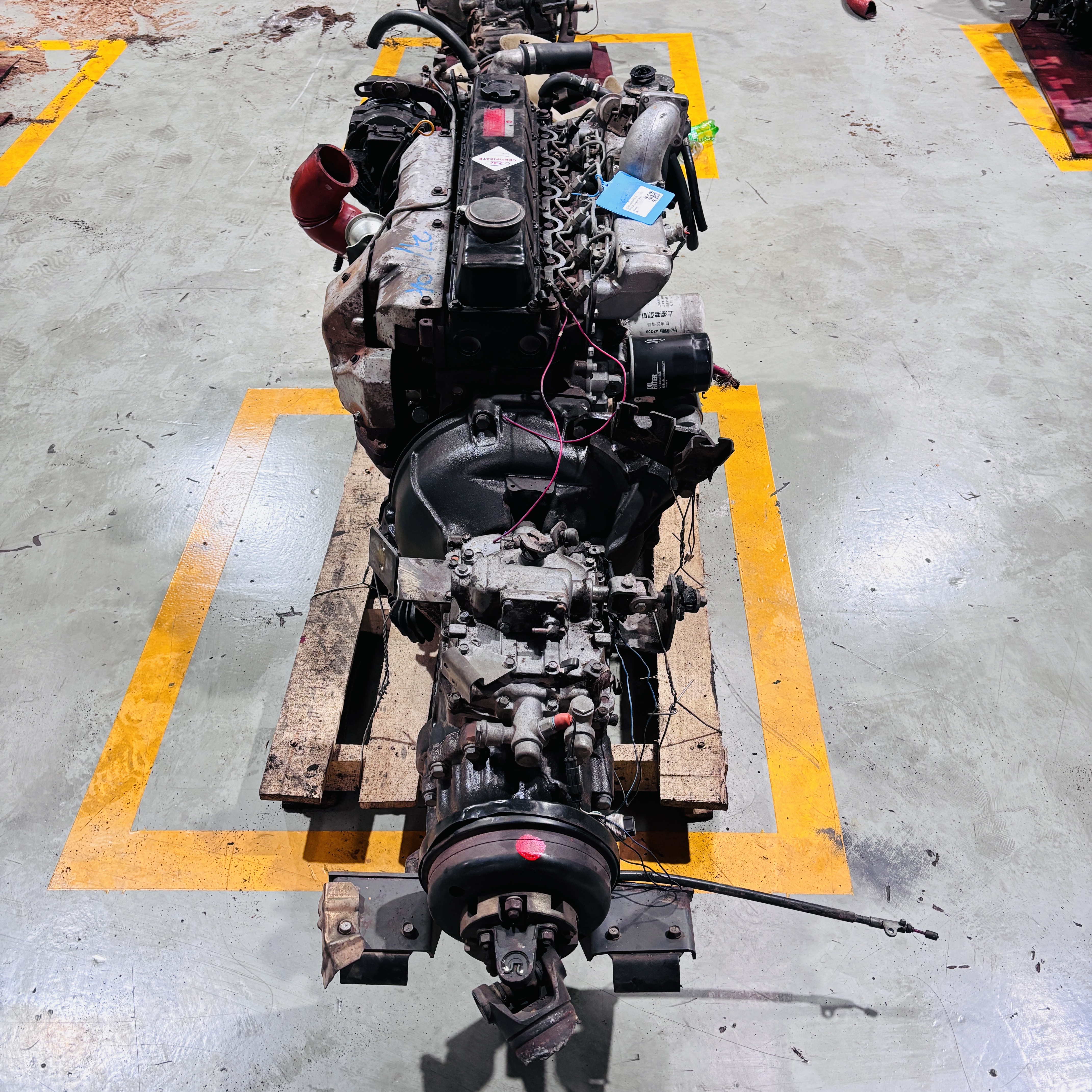 TD42Ti Complete Engine Assembly 160 HP 4.2L Displacement Turbo Intercooler Diesel Engine