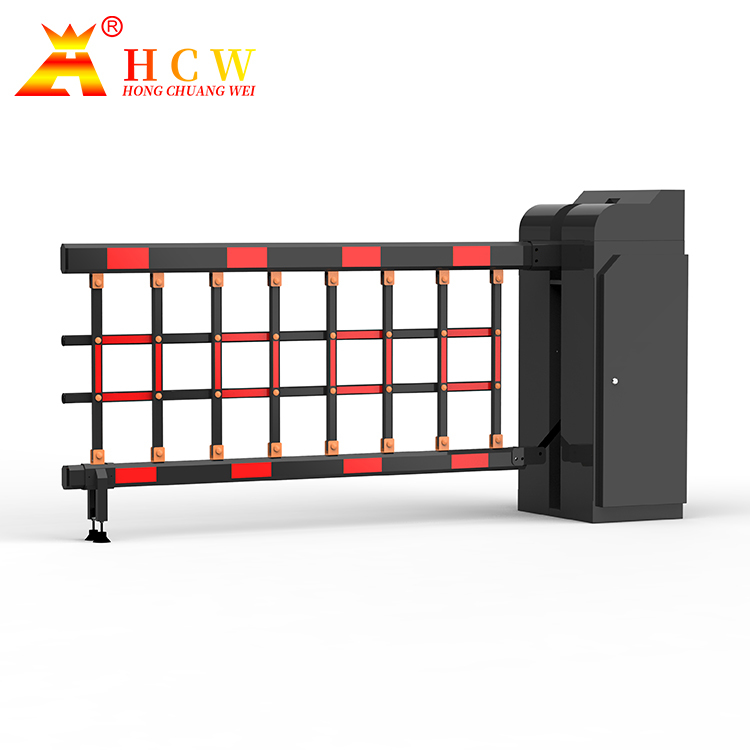 HCW KM05 Parking Lot Fence Arm Barrier Gate CE EMC 3-6m Boom Length