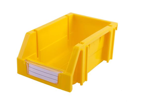 Durable Reusable Plastic Containers for Bolts and Spare Parts on Rack Workbench Panel