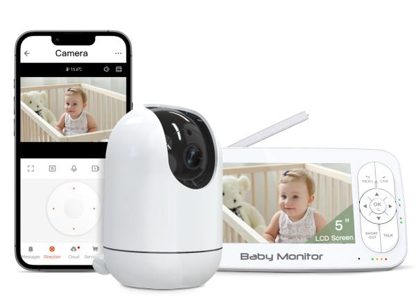 Smart Home Security Video Baby Monitor With App Remote Control Human Motion Tracking