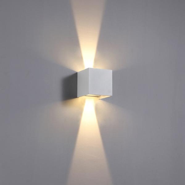 Waterproof adjustable 0-90degree black white led outdoor wall lights & outside wall light with light sensor