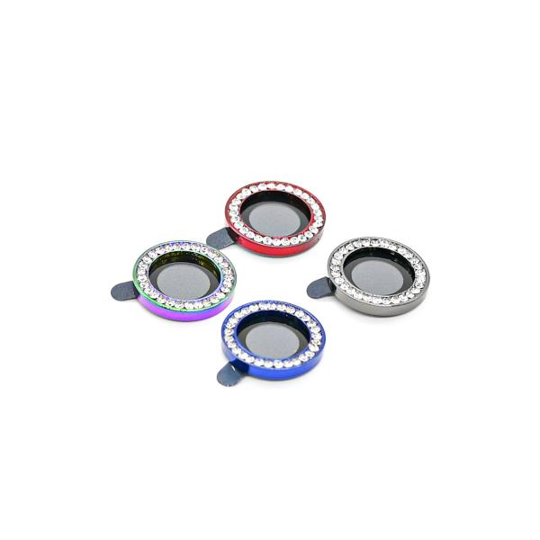 Aluminium Alloy Lens Diamond Screen Protector Metal Tempered Glass