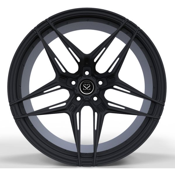 5x112 ruedas planas forjadas del grafito 5x112 21 para la aleación de aluminio de M5 F90