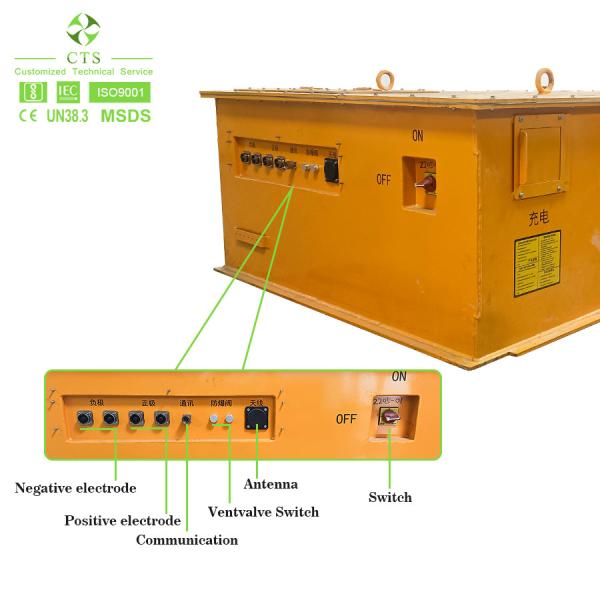 LiFePO4 Locomotive Battery 537V Lithium ion LFP Battery for Golf Cart/Marine with 200A Maximum Discharge Current