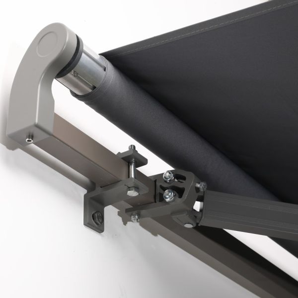 300*200CM Manual Crank Handle Waterproof Awning Sunshade Shelter for Porch Window