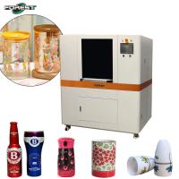 Impressora de jato de tinta rotativa para cilindros Thermos Mug Cup Digital Impressora rotativa UV Impressora de garrafas UV