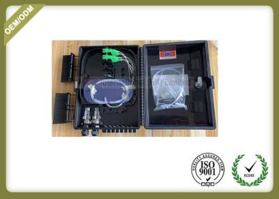 Black ABS Fiber Optic Termination Box 16 core with 16pcs SC Simplex adapter