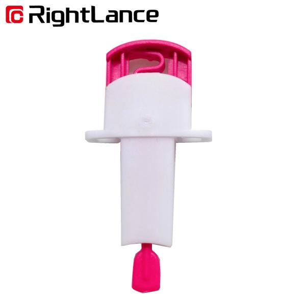 28G 1.5mm Safety Blood Lance Disposable Safety Lancets Red White