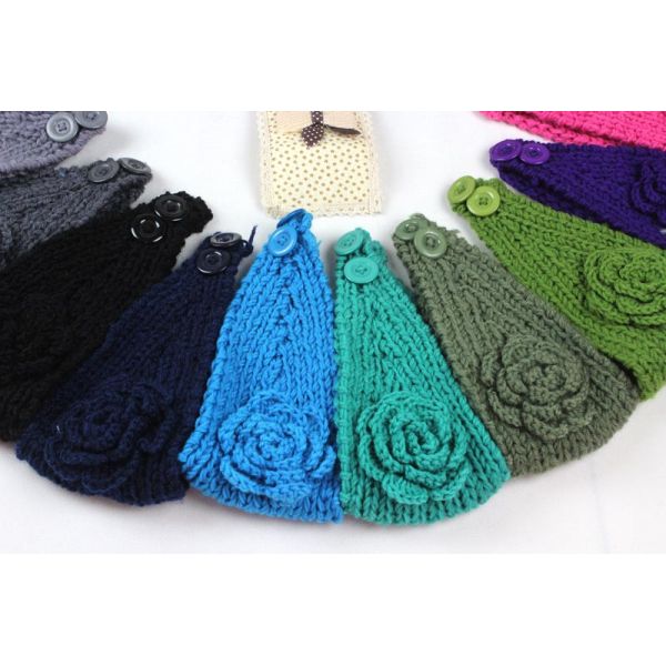 Women knitted headband crochet headband Handmade tenia Mixed quantuty and color