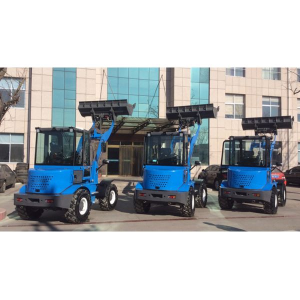 agricultural equipment 1.2 ton wheel loader for sale blue color
