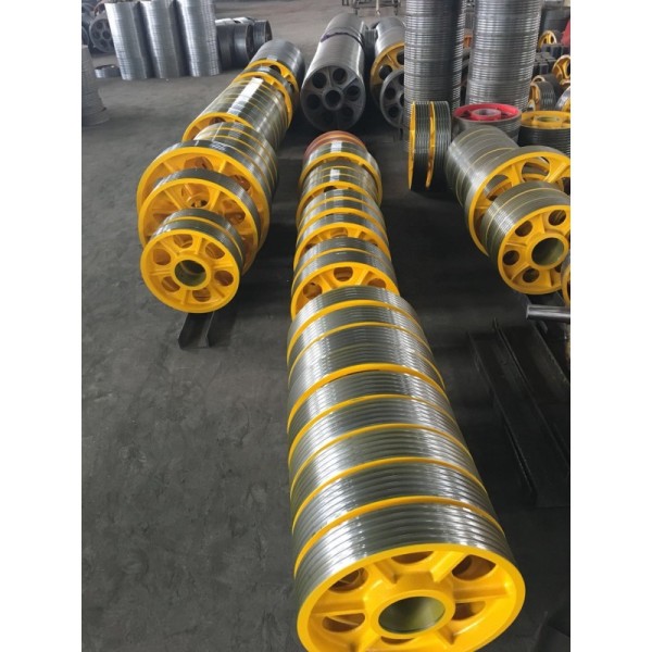 Cast Iron Elevator Guide Wheel Traction Pulley Elevator Factory Manufacturing Custom