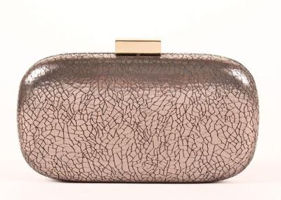 Western Style Pretty Ladies Leather Clutch Bags With 20 Inch Metal Chain