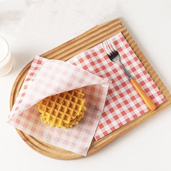 Fast Food Hamburger Greaseproof Wrapping Paper Recycled Pulp Material