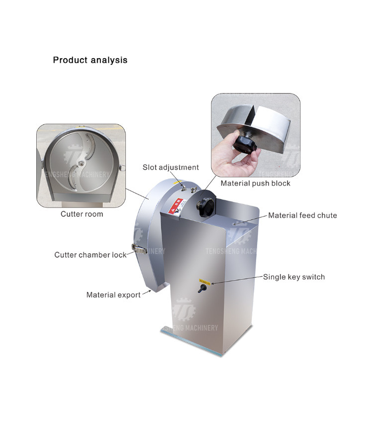 Плода редиски картошки slicer нержавеющей стали машина коммерчески многофункционального отрезая