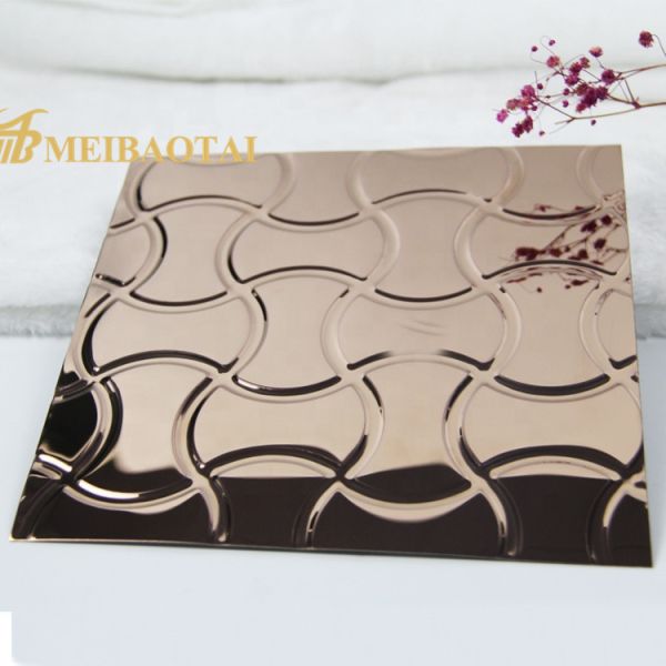 Диамант отполированный зеркалом выбил стандарт листа нержавеющей стали AISI