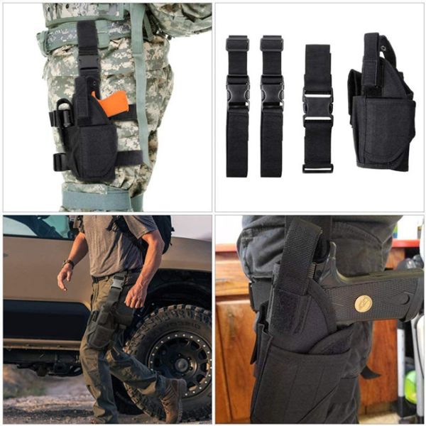 Polyester Military Tactical Backpack Quick Release Buckle Tactical Leg Holster 0.3KG