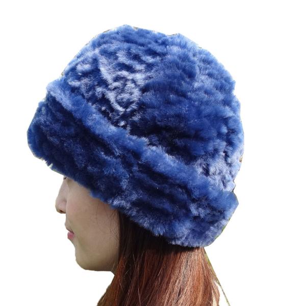 6 Panel Sheepskin Beanie Hat Shearling Lamb Fur Soft Warm For Winter