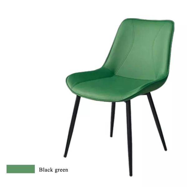 Nordic Style Foam Filled Metal Padded Dining Chairs Wear Resistance