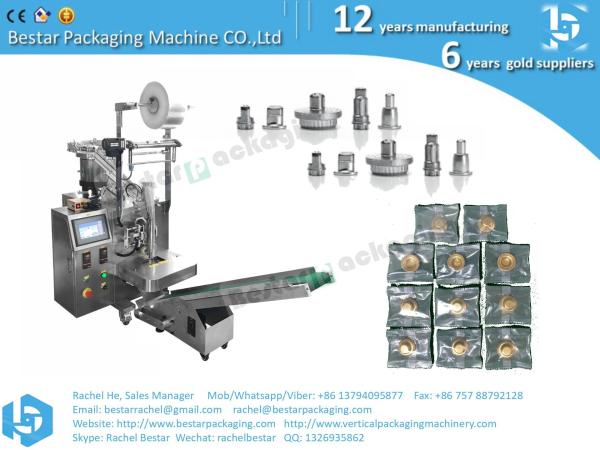 Furniture hardware counting and packing machine automatically