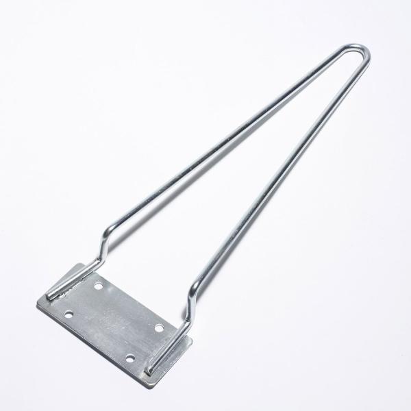 Carregador de cone de tráfego para caminhão, placa de montagem plana bloqueios rodoviários perna de pinça de cabelo armazenamento de pernas Cone organizador de tráfego bracket