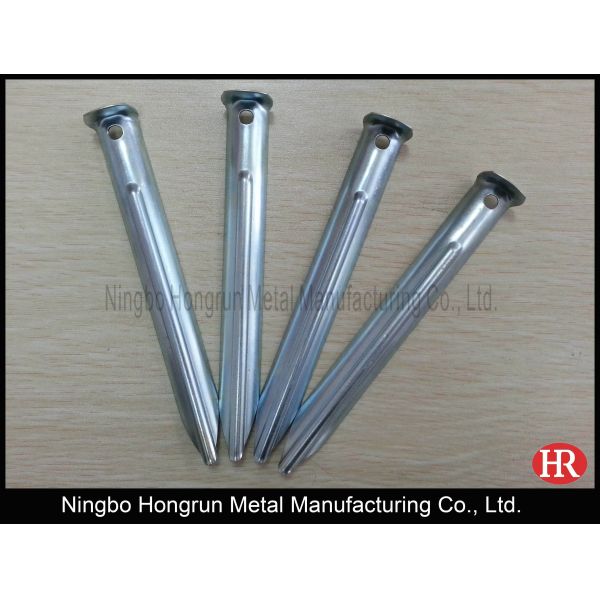 tent pegs tent stakes 6 inch camping galvanized U shaped steel tent pegs