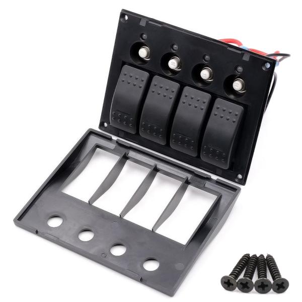 DC12V 360W Waterproof Boat Electricals With 4 Control Dual Color