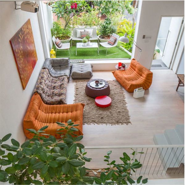 90 мебель софы комнаты прожития дюйма 8x10 секционная со стулом сумки фасоли Recliners ленивым большим