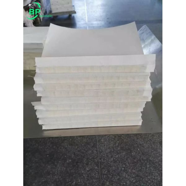 Notebook back spine wrapping machine BP-B500 used for paper back spine glue and taping up to 30mm