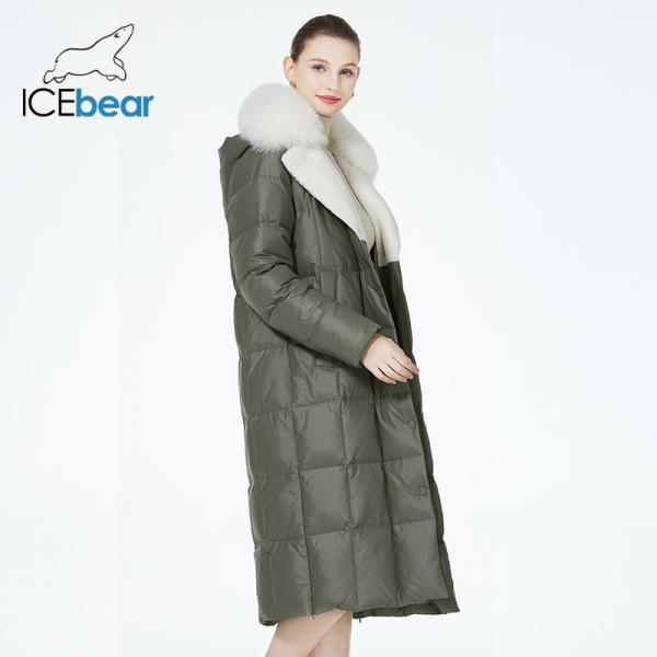 Fox Fur Collar Padded Coat 117cm 119cm Longline Padded Coat