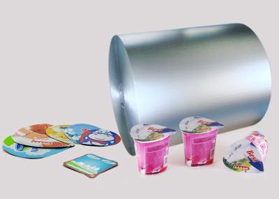 Lacquered Aluminium Foil Lid Easy Peel Off / Food Grade Aluminum Foil Heat Seal