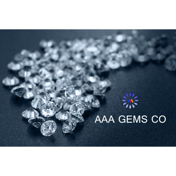 VVS Grade Loose Moissanite Pure Carbon Diamond 0.8mm - 18mm Size RM-030