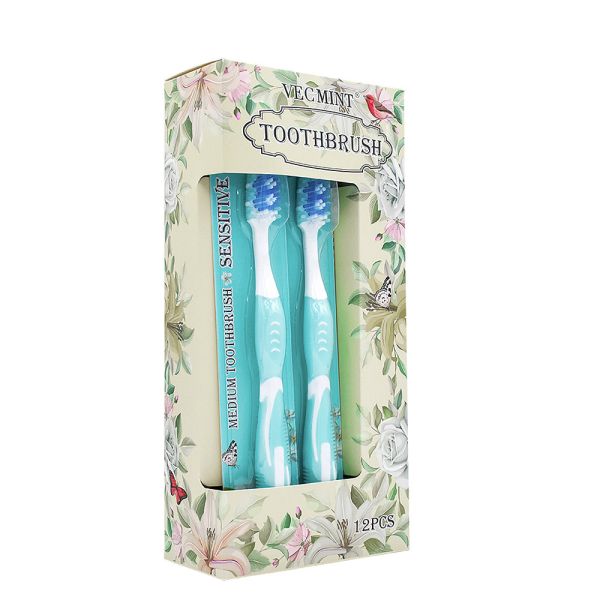 Eco friendly White Paper Toothbrushes Removes Bacteria For Deep Tooth Cleaning